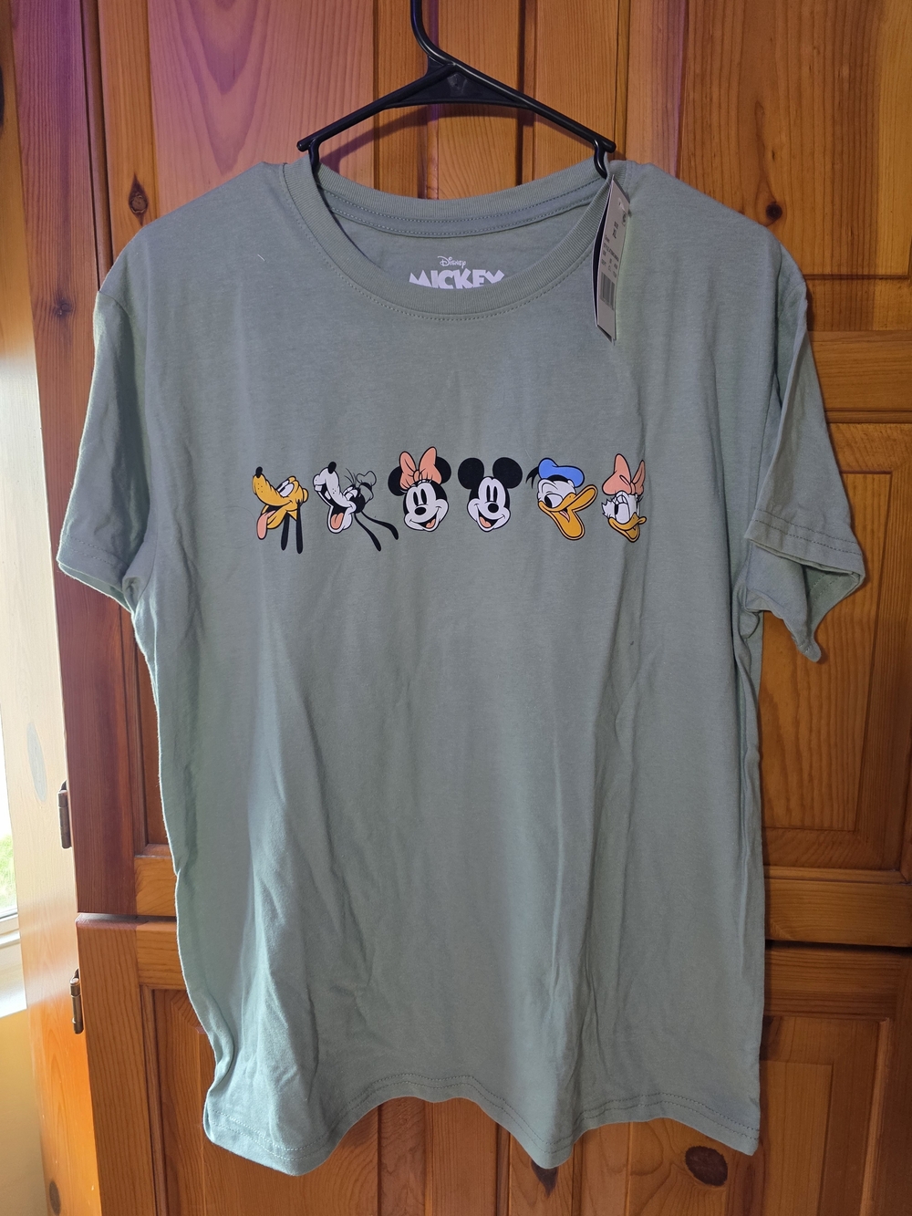 Disney Sage Green Mickey & Friends Short Sleeve Tee